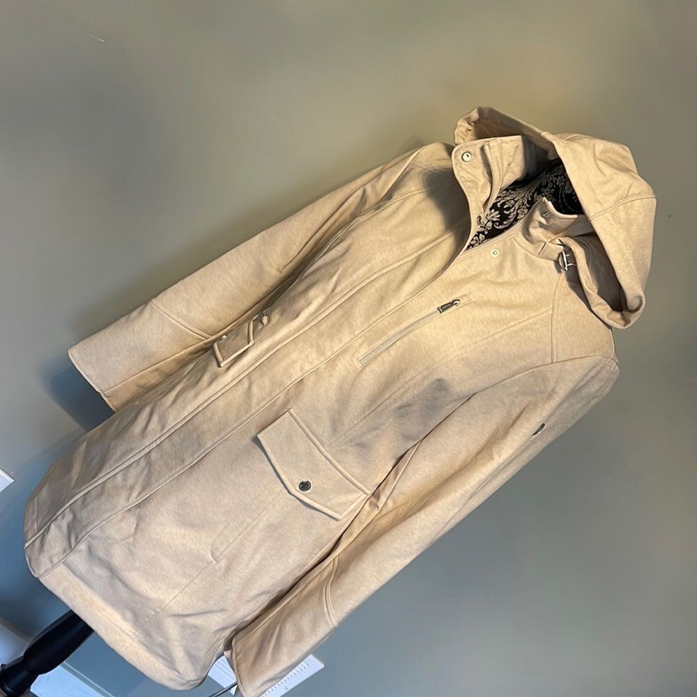 London Fog Black Trench Jacket NEW Small